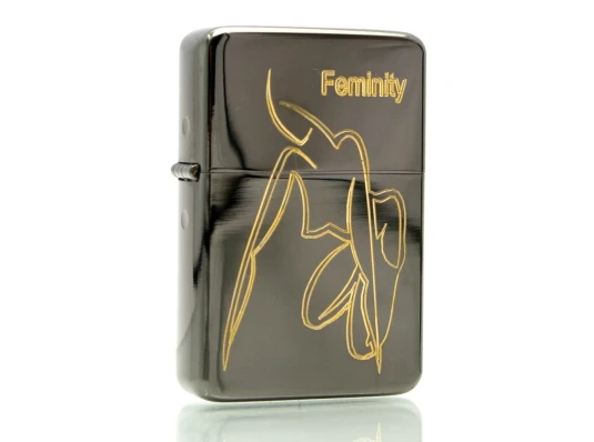 Зажигалка бензиновая «Feminity» купить в интернет магазине подарков ПраздникШоп