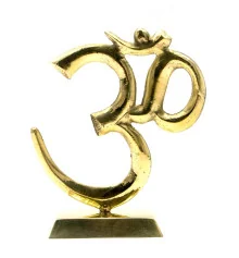 ОМ бронзовый на подставке (11.5×10×3.5 см) (Om Table No. 2) купить в интернет магазине подарков ПраздникШоп