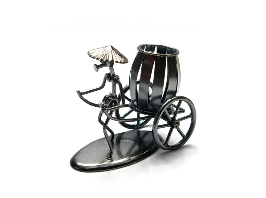 Техно-арт «Рикша» металл (15×13×8 см) купить в интернет магазине подарков ПраздникШоп