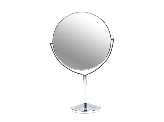 Зеркальце круглое настольное металл (d-17.5 см) (27×17.5×10 см) купить в интернет магазине подарков ПраздникШоп