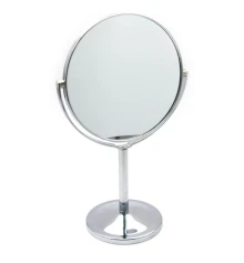Зеркальце настольное круглое металл (25×16×10 см) купить в интернет магазине подарков ПраздникШоп