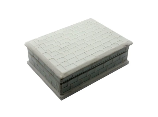 Шкатулка для украшений с мозаикой белая (18.5×13.5×6 см) купить в интернет магазине подарков ПраздникШоп