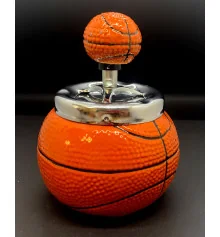 Пепельница с крышкой керамическая «Баскетбольный мяч» (13.5×9.5×9.5 см) купить в интернет магазине подарков ПраздникШоп