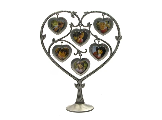 Фоторамка «Сердце» (6 фото) (23.5×20×7 см) купить в интернет магазине подарков ПраздникШоп