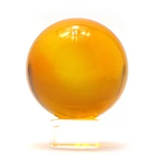 Шар хрустальный на подставке оранжевый (6 см) купить в интернет магазине подарков ПраздникШоп