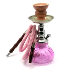 Кальян розовый (1 персона) (23 см) купить в интернет магазине подарков ПраздникШоп