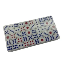 Кости игральные (100 шт.) (кость 14мм) (уп 13.7×6.8×2.8 см) купить в интернет магазине подарков ПраздникШоп