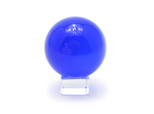 Шар хрустальный на подставке синий (6 см) купить в интернет магазине подарков ПраздникШоп