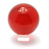Шар хрустальный на подставке красный (d-11 см)