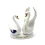 Статуэтка Лебеди пара фарфор (13.5×12×5 см) купить в интернет магазине подарков ПраздникШоп