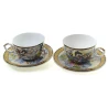 Сервіз фарфор (2JBS92) 2 чашки +2 блюдця «Музи» (210 мл) (h-6 см, d-10 см, d блюдця-15 см)