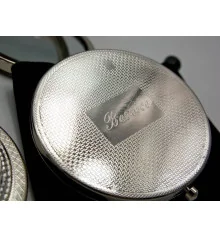 Зеркальце косметическое «Стразы» хром (d-7 см) (в коробке + чехольчик) купить в интернет магазине подарков ПраздникШоп