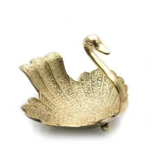 Менажница «Лебедь» бронза (13.5×16.5×17.5 см) купить в интернет магазине подарков ПраздникШоп