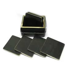 Подстаканник черное дерево (11×8.5×8.5 см) купить в интернет магазине подарков ПраздникШоп