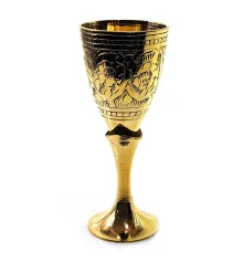 Рюмки бронзовые позолоченные (н-р 6 шт./60мл) (h-9.5 см) (38×13.5×6 см) купить в интернет магазине подарков ПраздникШоп