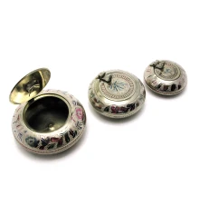 Пепельницы бронзовые набор 3 шт. (d-5.5 см купить в интернет магазине подарков ПраздникШоп