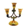 Подсвечник бронзовый на 3 свечи (14×12×7 см)