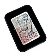 Зажигалка бензиновая«Bruce Lee» бронзовая купить в интернет магазине подарков ПраздникШоп