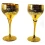 Бокалы бронзовые позолоченные (н-р 2 шт./200мл) (h-17 см (24×18.5×7.5 см) купить в интернет магазине подарков ПраздникШоп