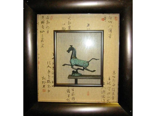 Картина с бронзовой фигурой (63×67) купить в интернет магазине подарков ПраздникШоп