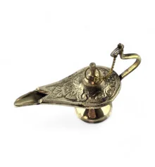 Лампа Алладина бронзовая золотистая (7.5×9.7×3.9 см) купить в интернет магазине подарков ПраздникШоп