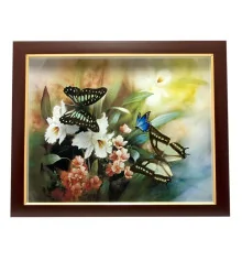 Бабочки в рамке (28×23×2.5 см) купить в интернет магазине подарков ПраздникШоп