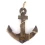 Якорь деревянный коричневый (44×27×1.5 см) купить в интернет магазине подарков ПраздникШоп