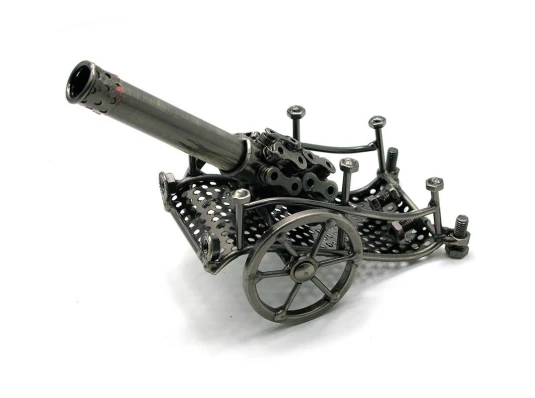 Техно-арт «Пушка» металл (19.5×13×8 см) купить в интернет магазине подарков ПраздникШоп