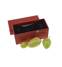 Массажер нефрит «Шары Венеры» вагинальные в футляре (13×7×6 см) (Fine) купить в интернет магазине подарков ПраздникШоп