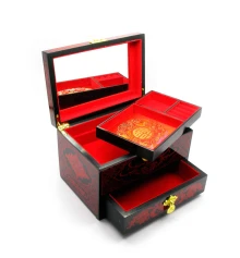 Шкатулка для бижутерии (21×14×14 см) купить в интернет магазине подарков ПраздникШоп