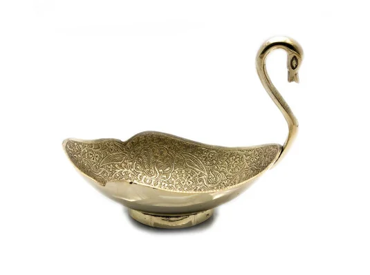 Менажница «Лебедь» бронза (17×14.5×10.3 см) купить в интернет магазине подарков ПраздникШоп