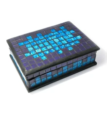 Шкатулка для украшений мозаичная (18×13×5.5 см) (24317) купить в интернет магазине подарков ПраздникШоп