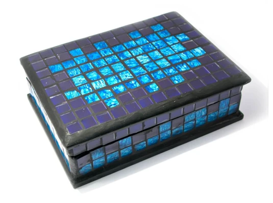 Шкатулка для украшений мозаичная (18×13×5.5 см) (24317) купить в интернет магазине подарков ПраздникШоп