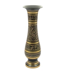 Ваза бронзовая черная (29×9×9 см) купить в интернет магазине подарков ПраздникШоп