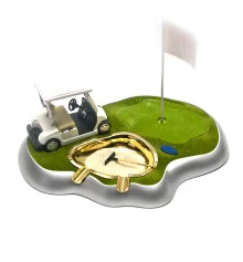 Зажигалка настольная с пепельницей «Гольф» (26.5×20.5×16 см) купить в интернет магазине подарков ПраздникШоп