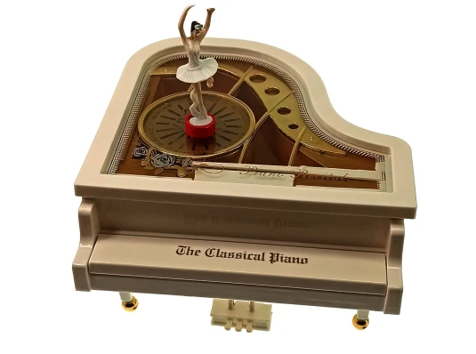 Рояль с танцующей балериной музыкальная игрушка (14×16×15 см) купить в интернет магазине подарков ПраздникШоп