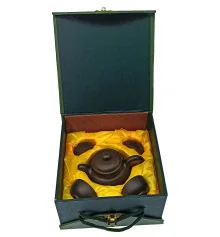 Сервиз глиняный черный (17×18×9.5 см) купить в интернет магазине подарков ПраздникШоп