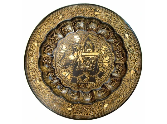 Тарелка бронзовая настенная (34 см) (Wall Plate BD 14") купить в интернет магазине подарков ПраздникШоп