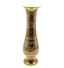 Ваза бронзовая цветная (29×9×9 см) купить в интернет магазине подарков ПраздникШоп