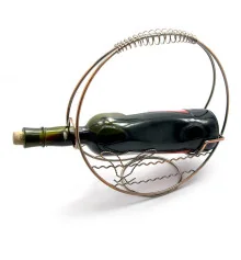 Подставка для бутылки «Корзина» металл (d-27 см) купить в интернет магазине подарков ПраздникШоп