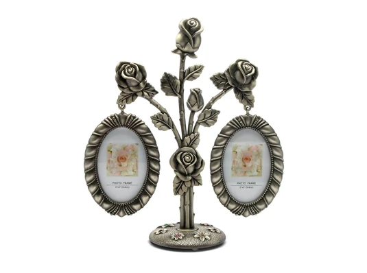 Фоторамка «Цветок» (2 фото) (20×13×7 см) купить в интернет магазине подарков ПраздникШоп