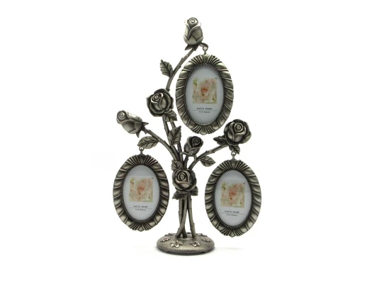 Фоторамка «Цветок» (3 фото) (27×15.5×7 см) купить в интернет магазине подарков ПраздникШоп