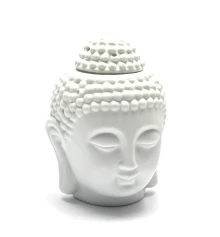 Аромалампа «Будда» белая (14×9×9 см) купить в интернет магазине подарков ПраздникШоп