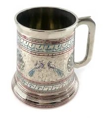 Кружка бронзовая цветная 0.5л. (13.5×11.4×11 см) купить в интернет магазине подарков ПраздникШоп