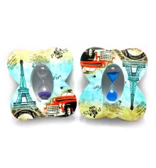 Часы песочные «Париж» (15×14×4 см) купить в интернет магазине подарков ПраздникШоп