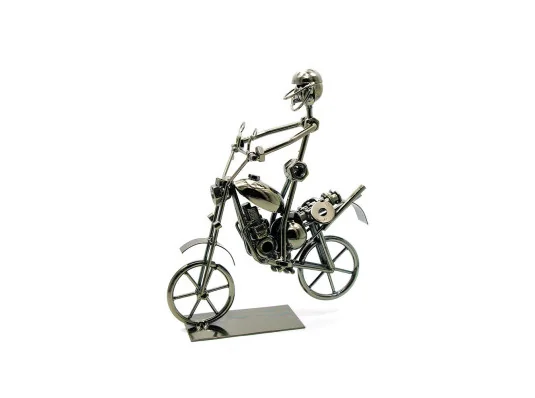 Техно-арт «Байкер» (24×22×9 см) купить в интернет магазине подарков ПраздникШоп