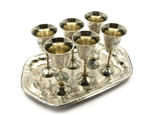 Рюмки бронзовые цветные (н-р 6 шт./30мл) (Cordial Set CDC) купить в интернет магазине подарков ПраздникШоп