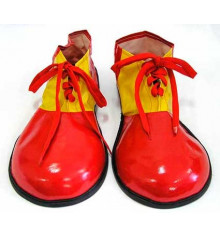Ботинки клоуна красные (пара) купить в интернет магазине подарков ПраздникШоп