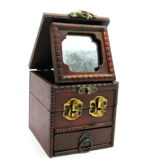 Шкатулка с зеркалом (11×10.5×11 см) купить в интернет магазине подарков ПраздникШоп