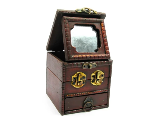 Шкатулка с зеркалом (11×10.5×11 см) купить в интернет магазине подарков ПраздникШоп